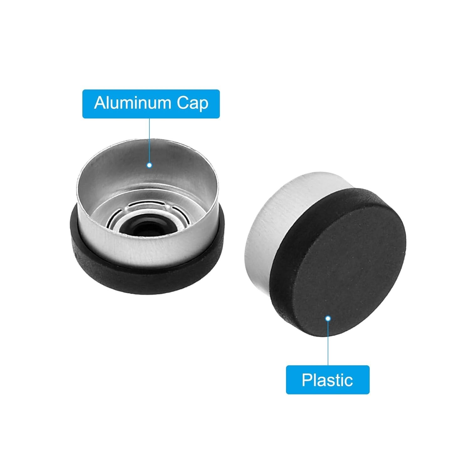 Versatile 13mm Flip Off Caps – 200 Pcs Seals for Essential Oils and More