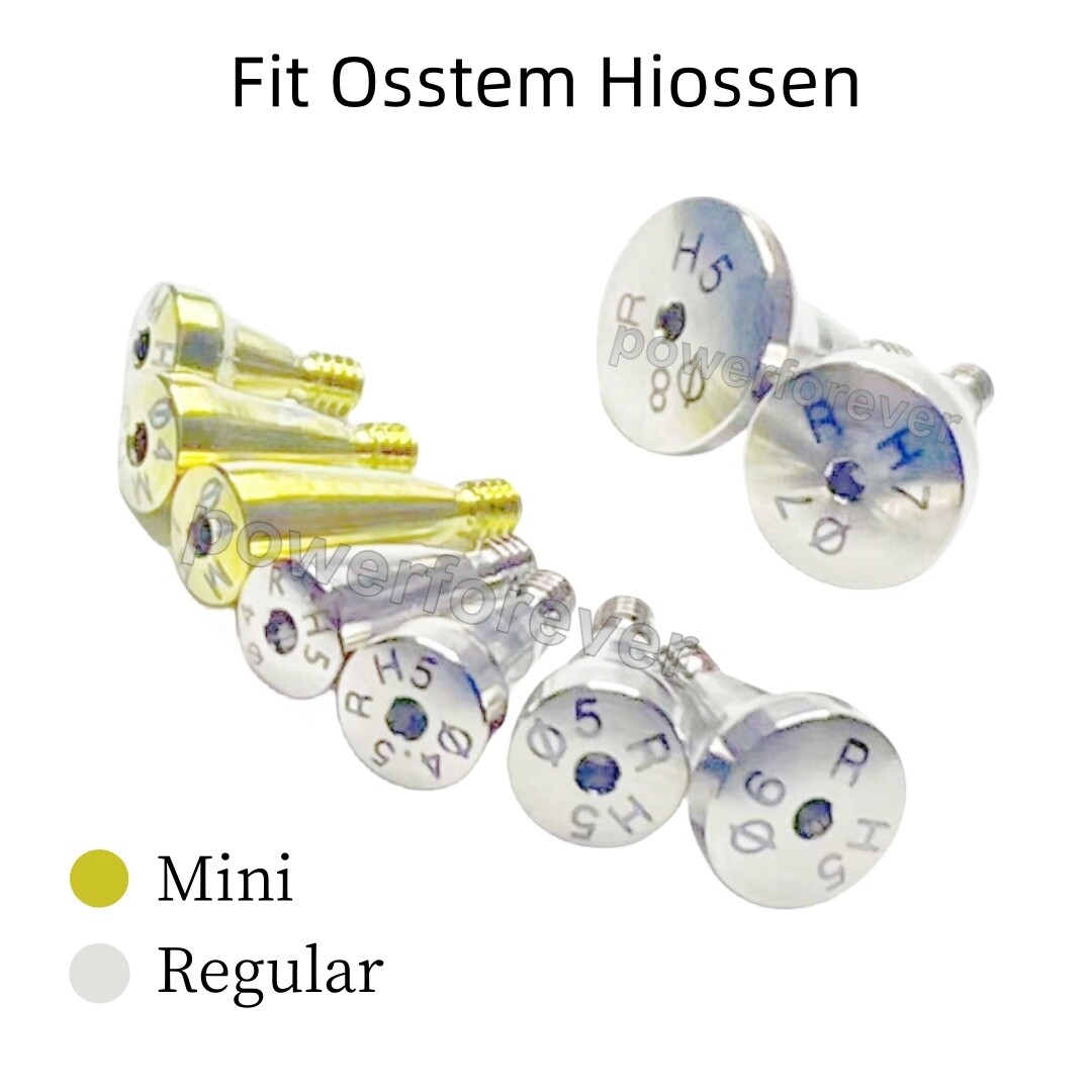 Dental Caps Healing Abutment Cap Mini Regular Platform Titanium Fits OH