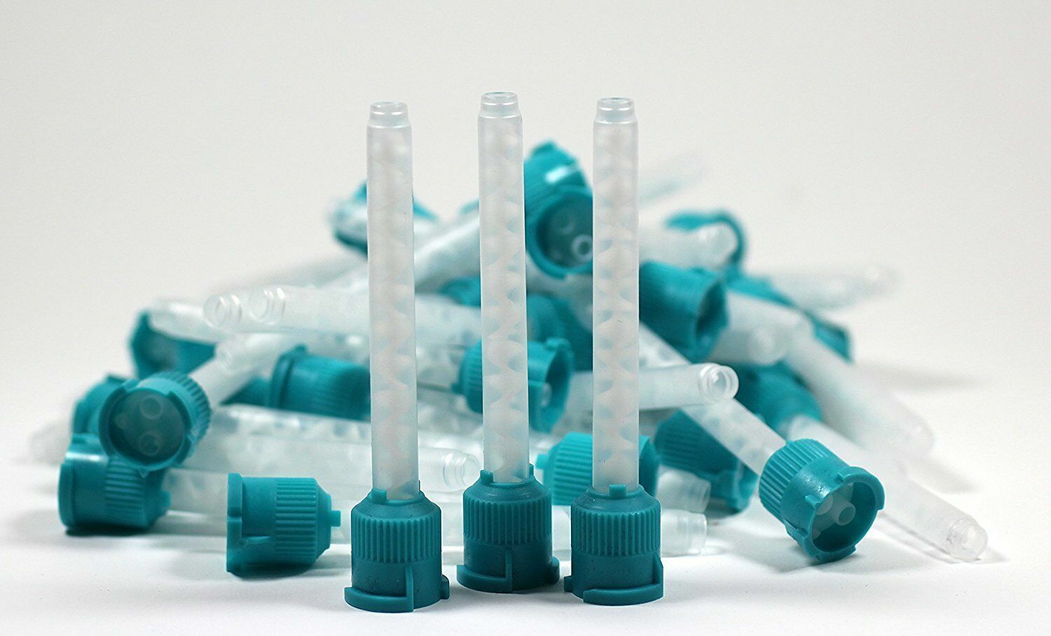 Dental Teal HP MixingTips Defend Type 240x 6.5mm Heavy Body Mydent VP-8104