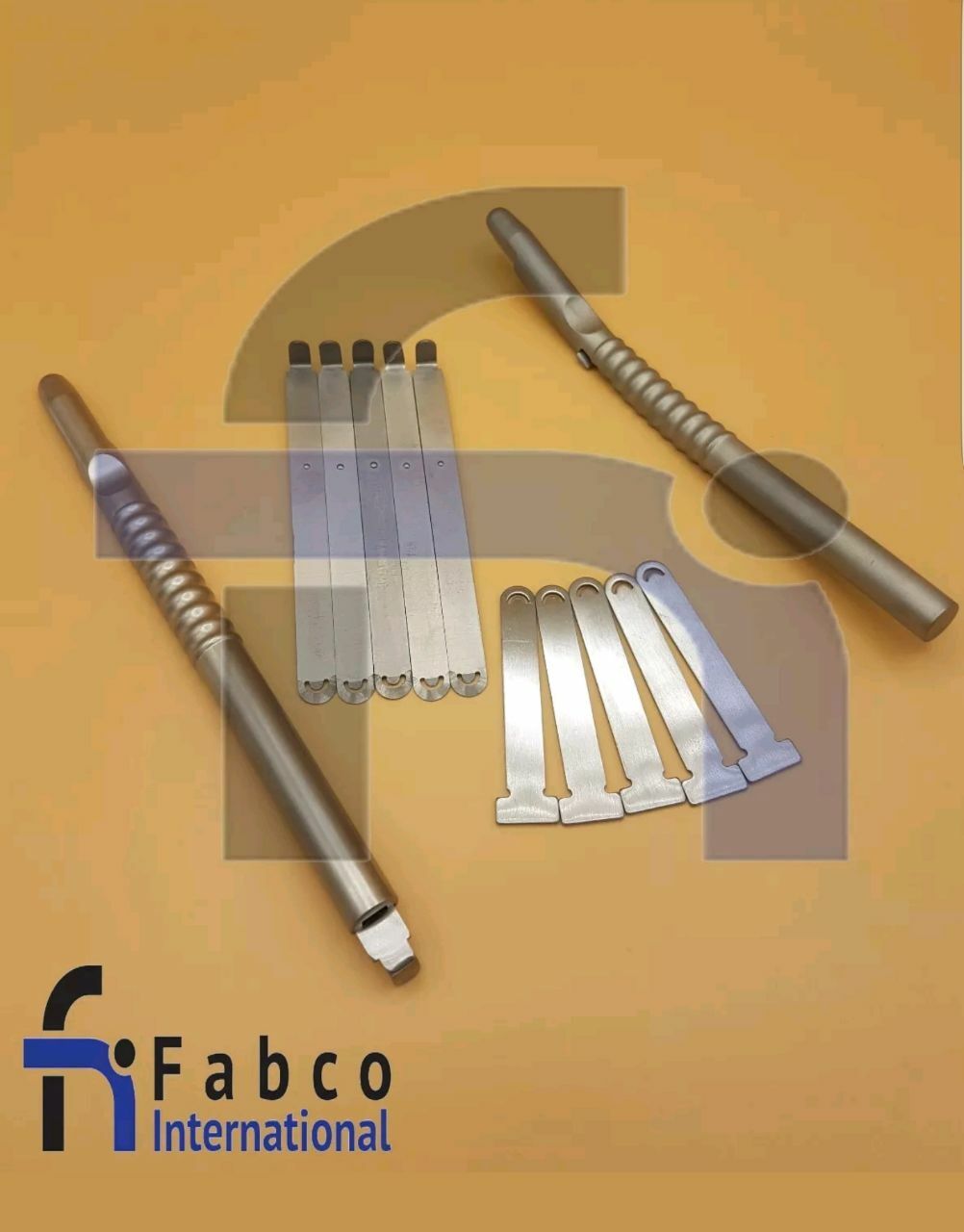 GERMAN Dental Bone Scraper Hand Held Str+Cvd Harvestor Collector With Blades