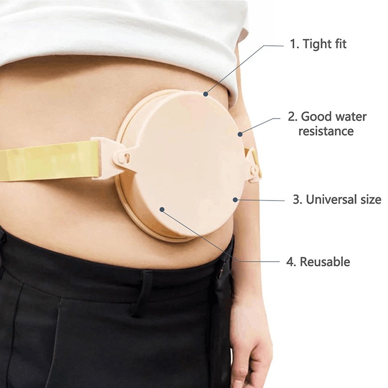 Cover Ostomy Stoma Shower Colostomy Protector Wound Bath Belt Waterproof Covers
