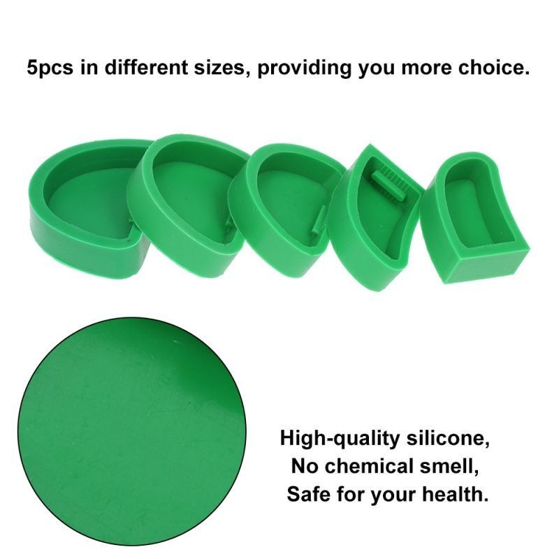 5 Pcs/Set Dental Mold Plaster Former Base Without Tonguel Impression Instrument