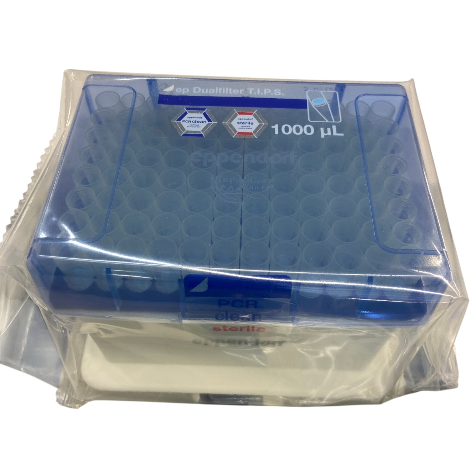 Eppendorf 0030078578 ep Dualfilter T.I.P.S. 50-1000 µL Box of 7 Rack, 672 Pcs