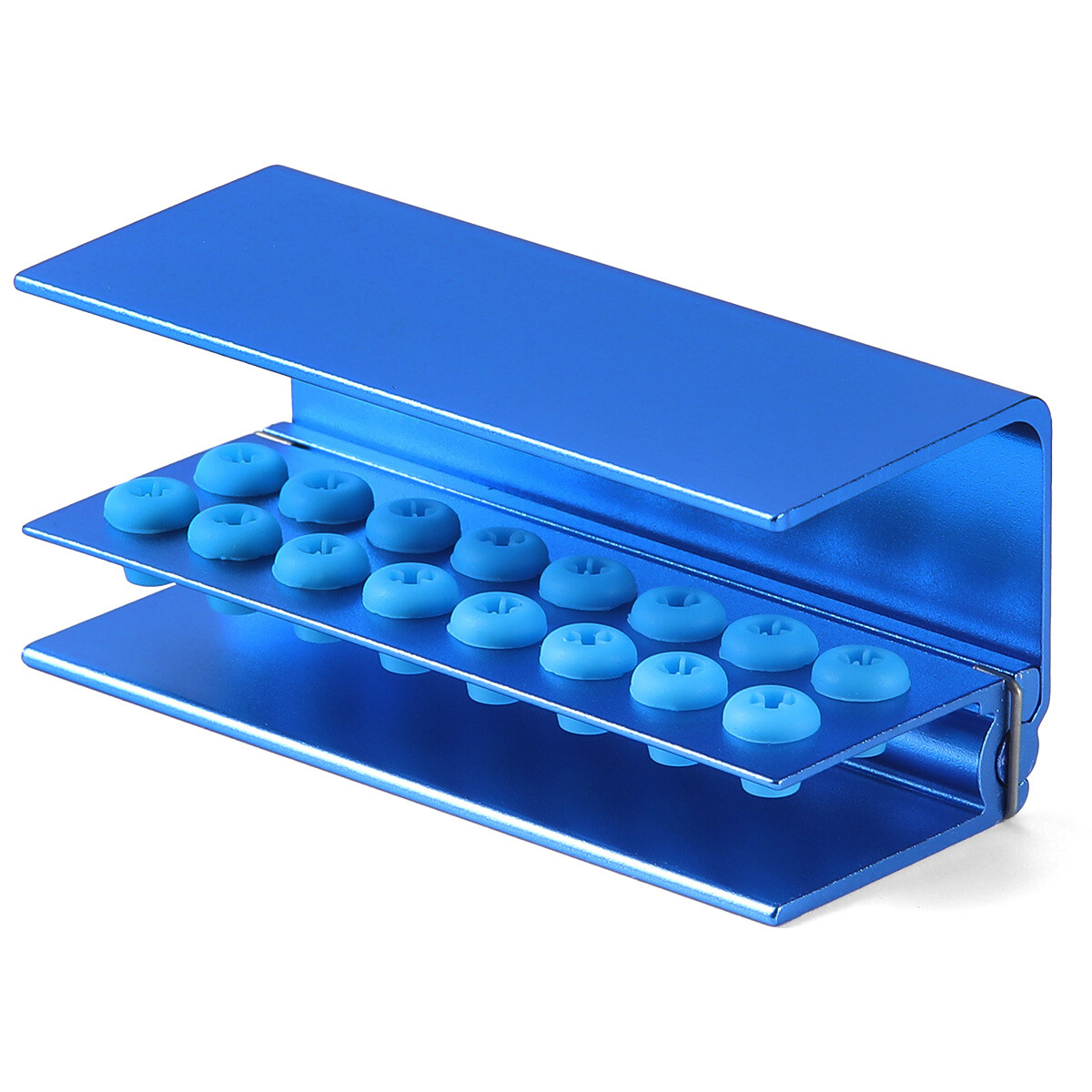 Dental Burs Holder Block 10 Holes/16 Holes with Silicon Cover FG RA Autoclavable