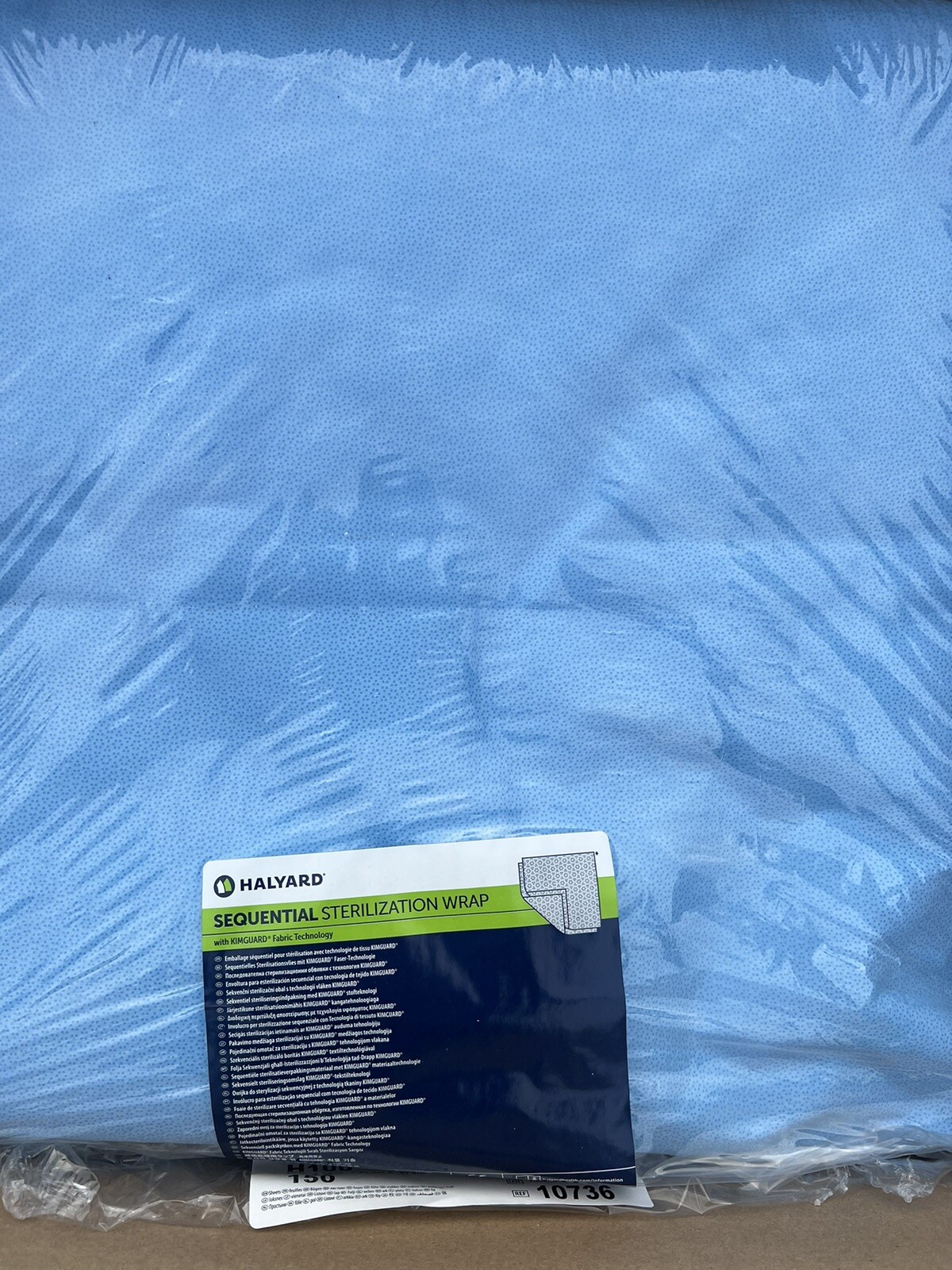 Halyard Health 10736 H100 Sequential Sterilization Wrap, 36″ x 36″ 150 Each Lot