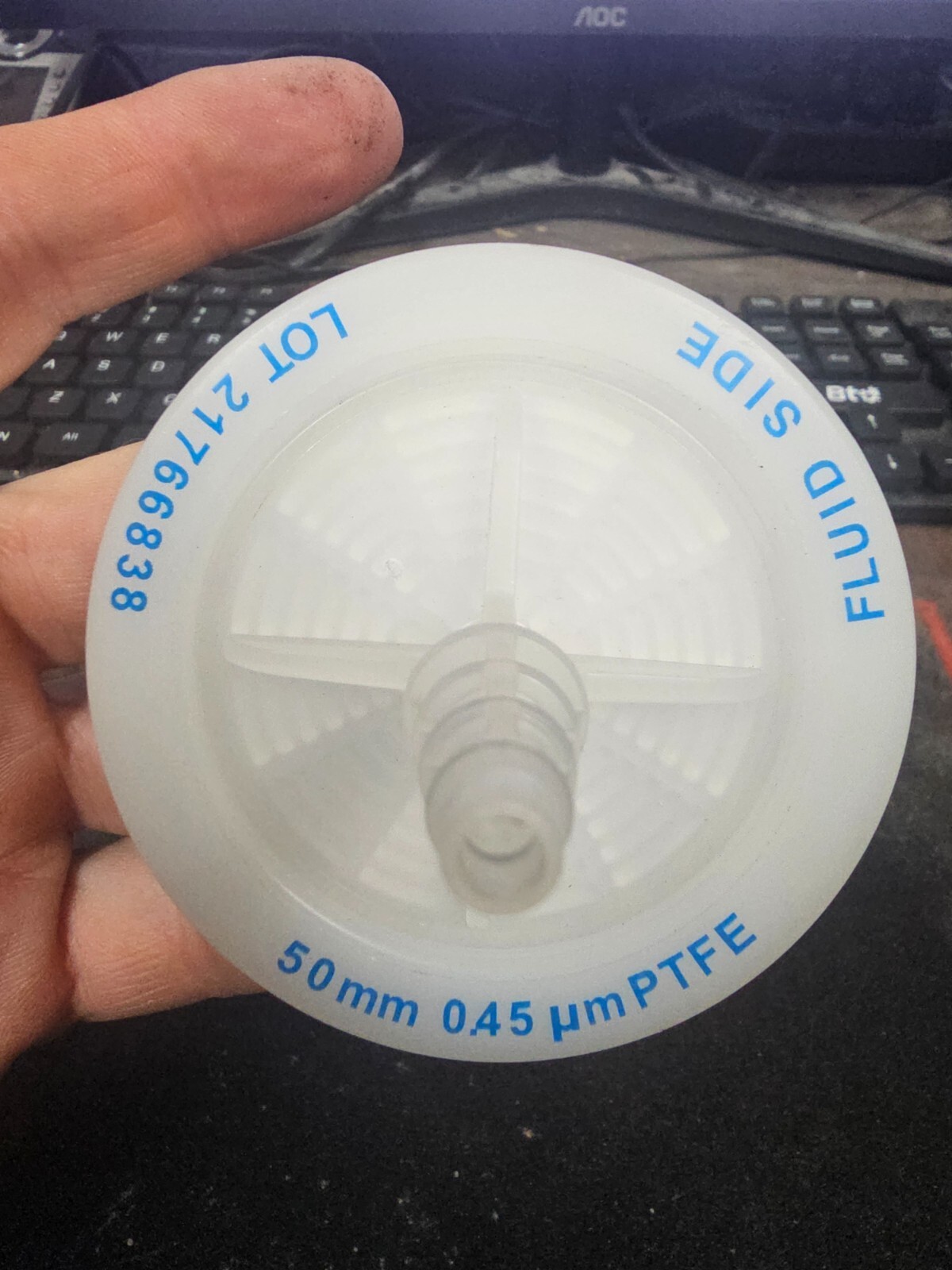 50mm PTFE Vent Filter 0.45um each (Non-Sterile)