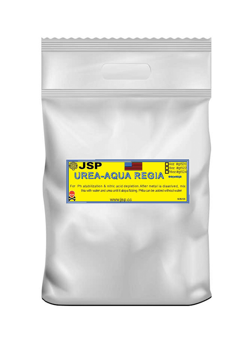 UREA,PRILLED Aqua regia CO(NH2)2 8 ounces