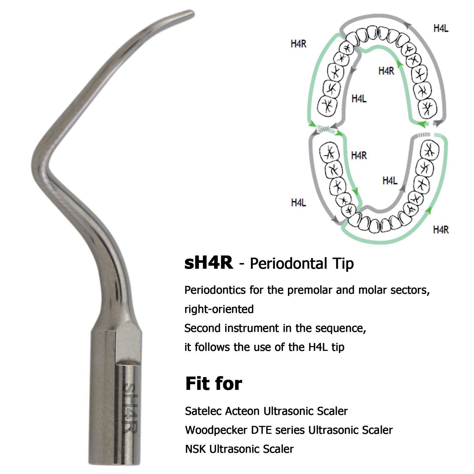Dental ACTEON Piezotome 2 Cube Ultrasonic Surgery Tips Satelec Piezo Scaler Tips