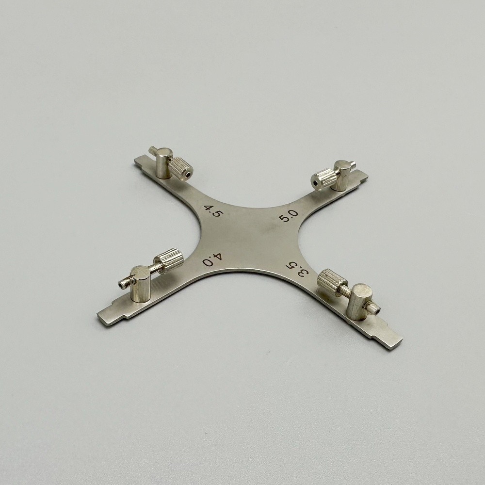 Cross Type Dental Ortho Bracket Positioning Gauge Positioner with Pencial Lead