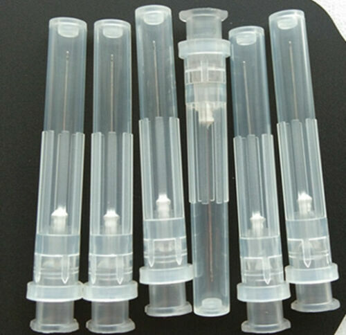 100pcs Dental Disposable Tip Endo Irrigation Needle Syringe Tips 25G 27G 30G