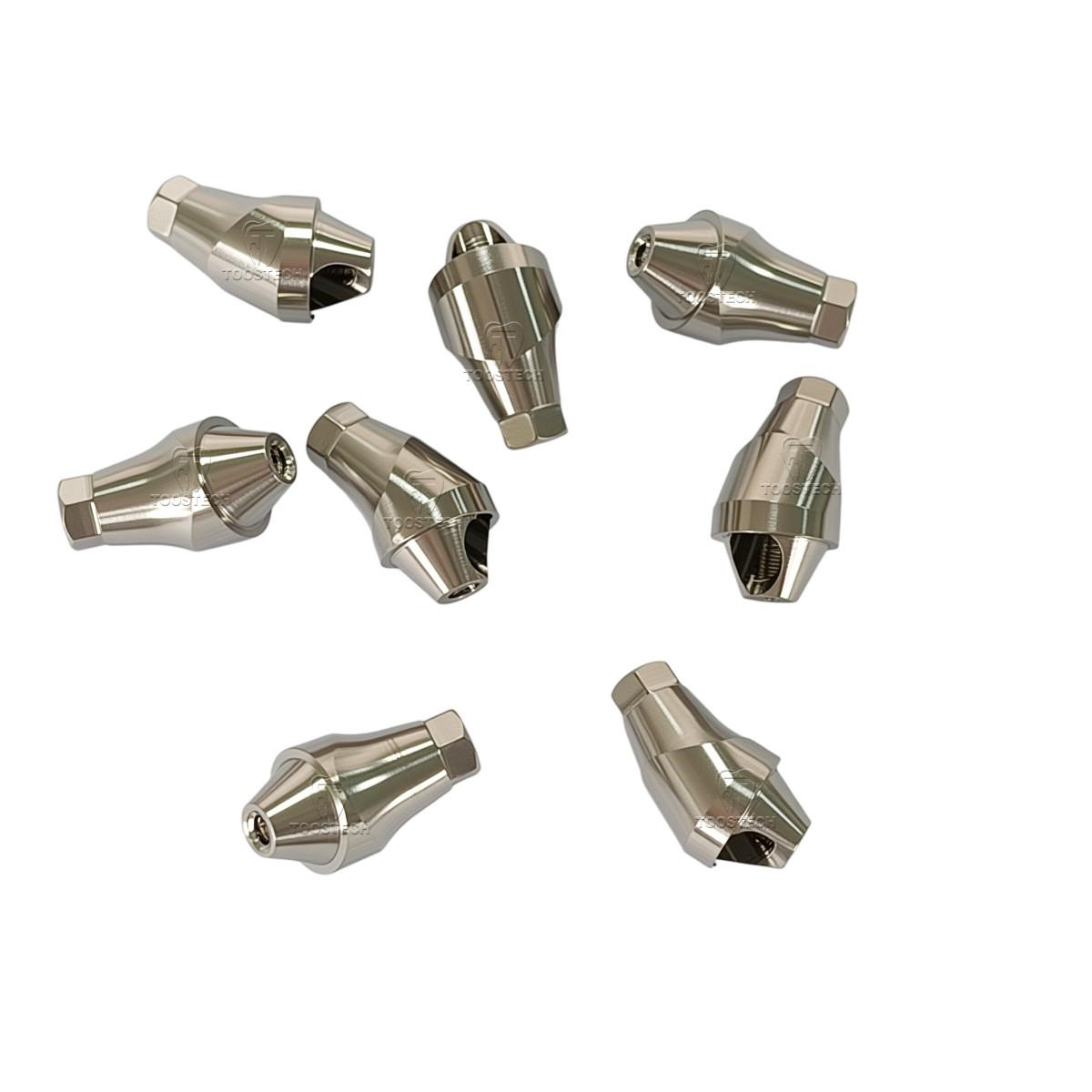 6pcs Multi unit angled abutment 17 /30/45 degree fits Hiossen Osstem TS