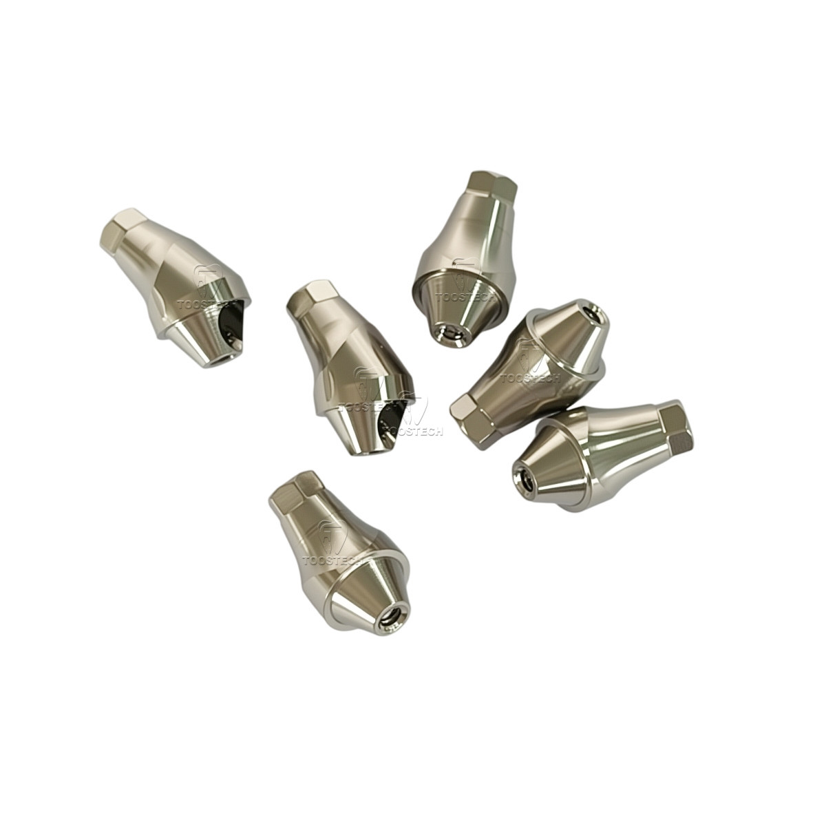 6pcs Multi unit angled abutment 17 /30/45 degree fits Hiossen Osstem TS