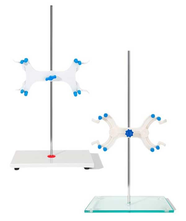 Titrator Support Stand: Marble Base with Aluminum Burette Holder Lab