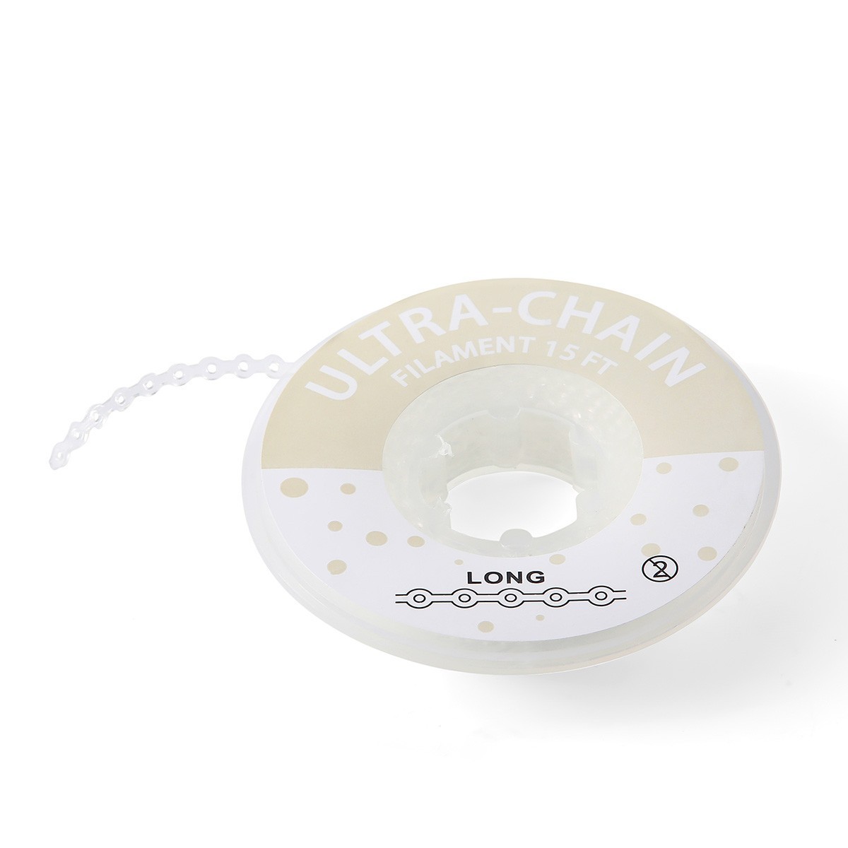 Dental Ligature Band Elastic Elastomeric Tie + Power Chain Short Long Continuous