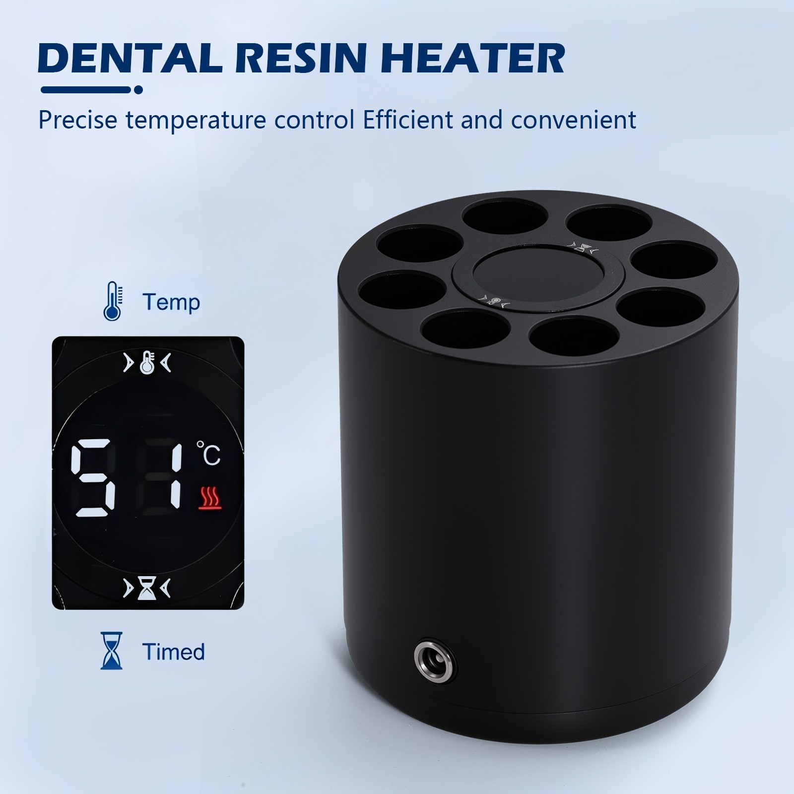 Dental Composite Heater Material Warmer Soften 40-70℃ Adjustable 110/220V