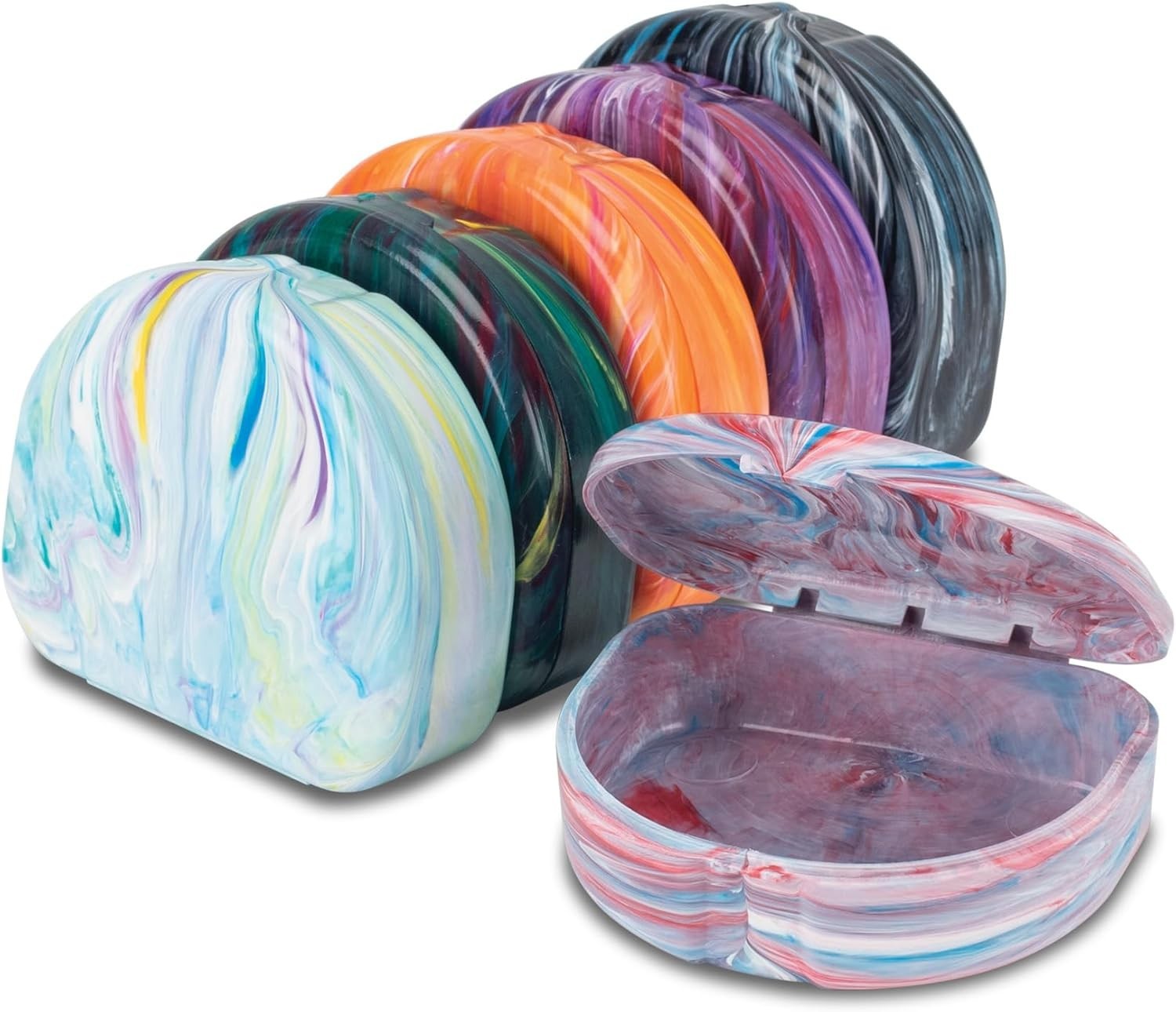 Compact Zippered Marble Aligner Cases – 3 Pack Assorted Colors, Made in USA