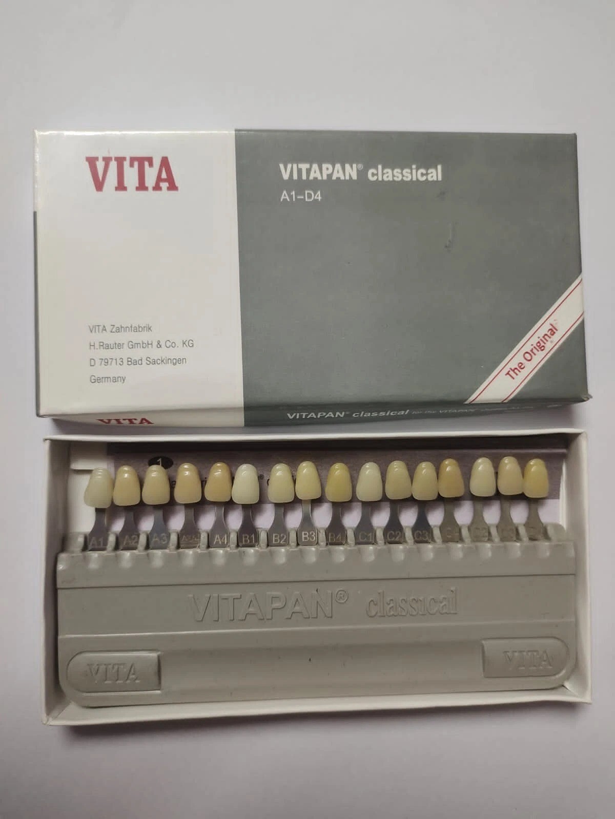 VITA Classical Shade Guide 16 Colours A1-D4 For Dental Use free shipping
