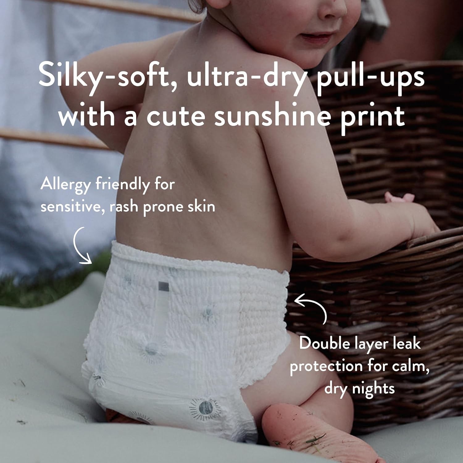 JOONYA 138 Pack – Overnight White Size 5 Pull-Up Pants Baby Diapers