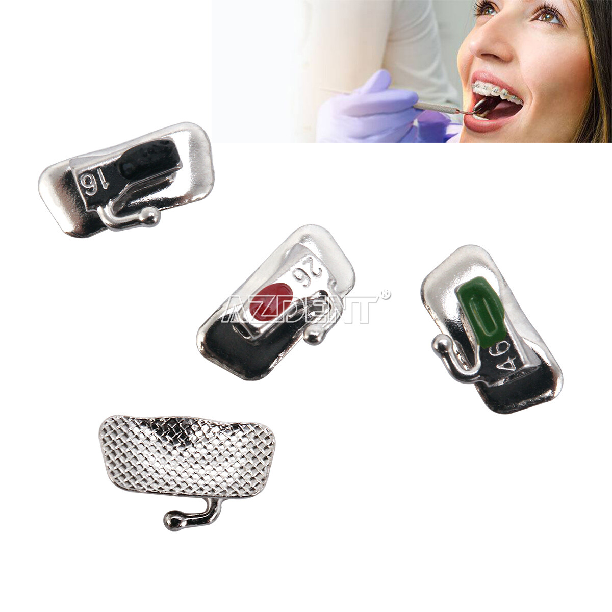Dental Orthodontic Buccal Tubes 1st Molar Roth/MBT/Edgewise 018/022 Bondable