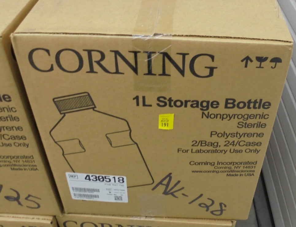 Corning 430518 1L Polystyrene Storage Bottles 24PK