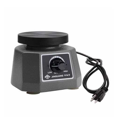 High Power Dental Vibrating Plate Table, 4″ Round Oscillator, Non-Slip Lab Vibra