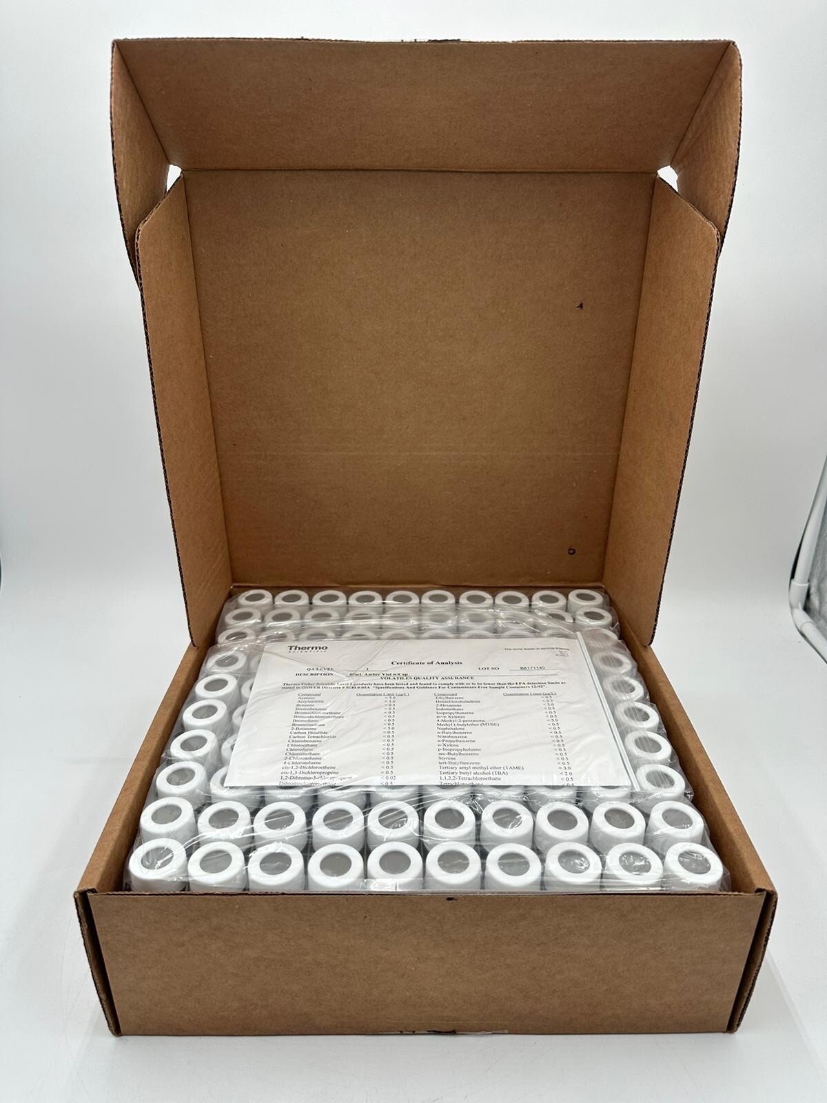 Thermo Scientific GVB-100A – EP 40 mL Amber glass Vial (qty: 100)