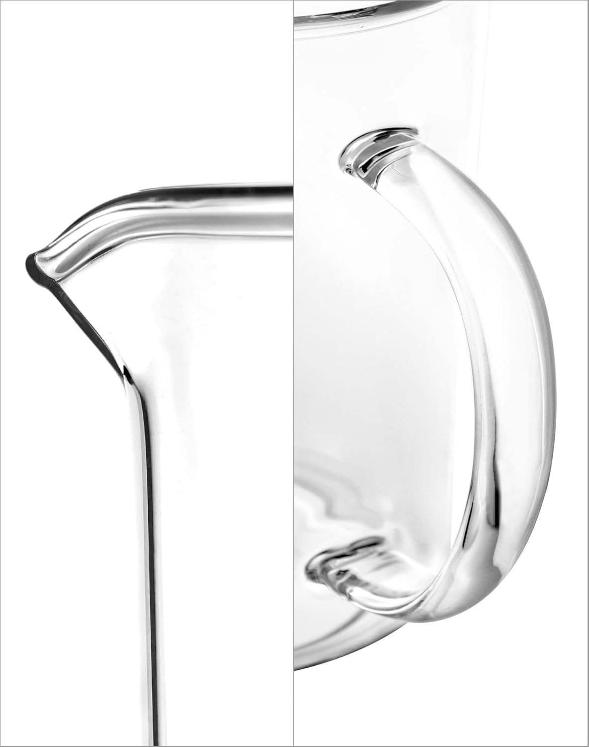 Beaker with Handle, 500Ml Measuring Cup, Borosilicate Glass,Beaker Mug