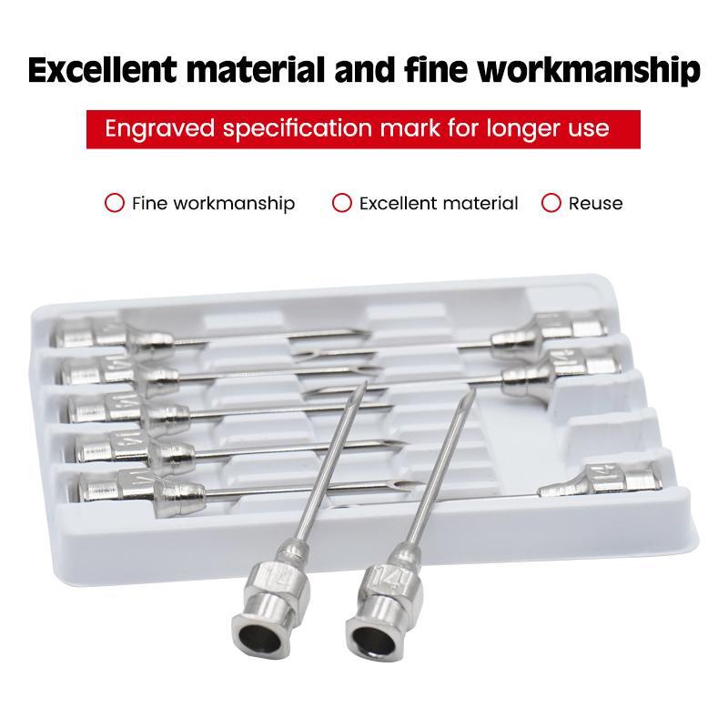 10 Pcs Stainless Steel Tips Replacement Component Options for All Animals Needs