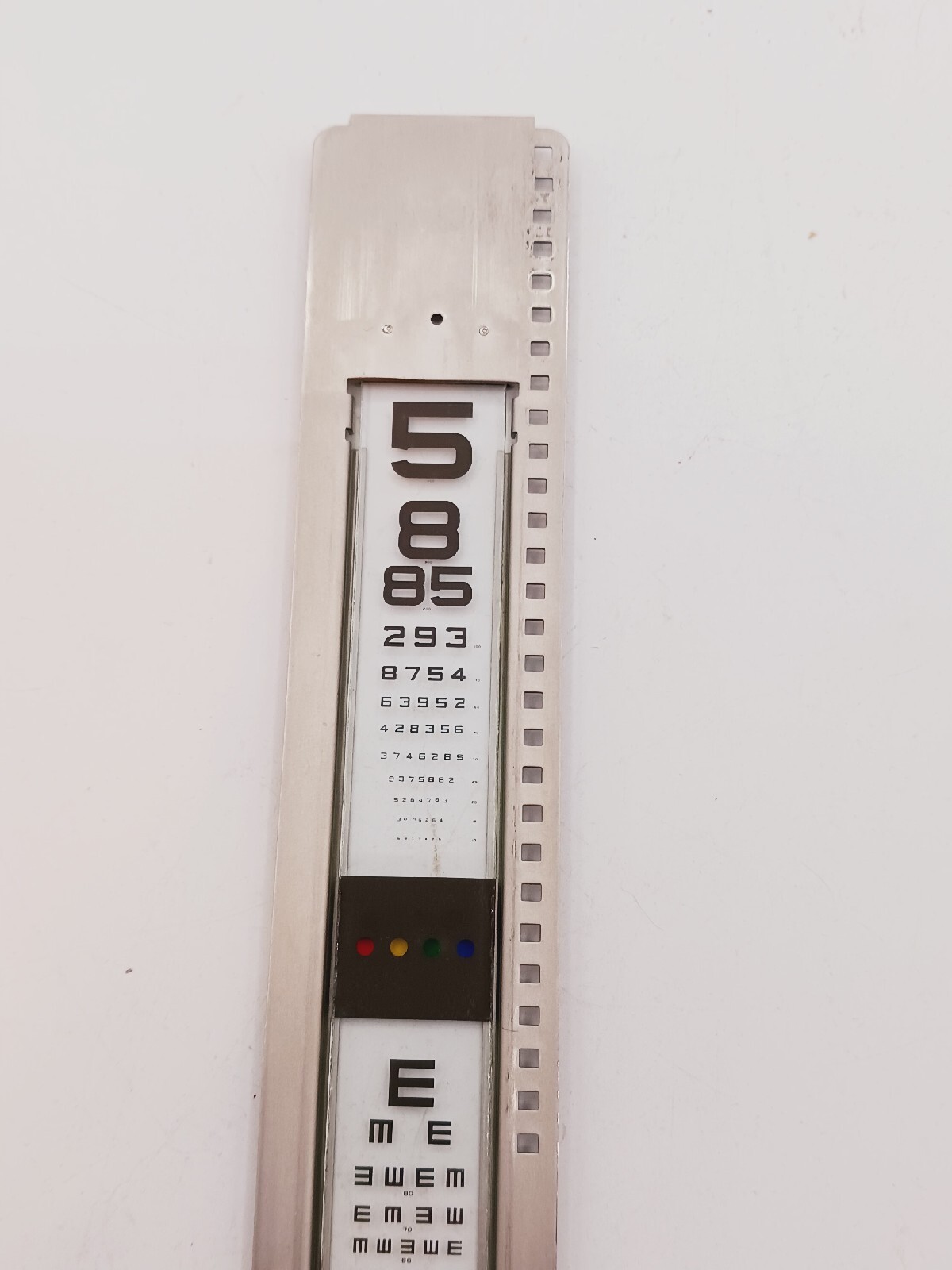 Vintage American Optical Numbers Project O Chart Slide In Original Box