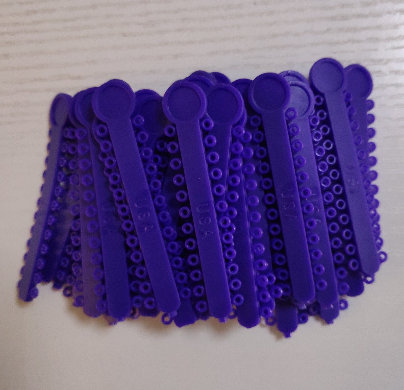 5Packs 5040 Pcs Dental Orthodontic Ligature Ties Elastic Rubber Bands 38 Colors