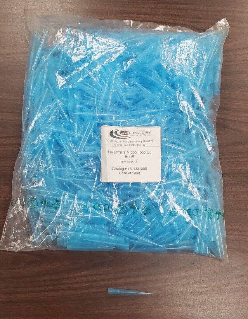 PIPETTE TIP, 200-1000UL, BLUE, CS/1000