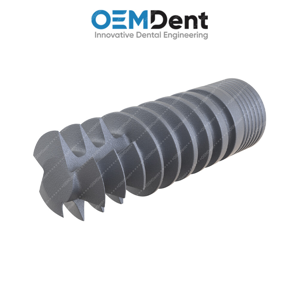 Dental Fixture Spiral – Cortex® Standard Platform Compatible Hexagon 2.42mm