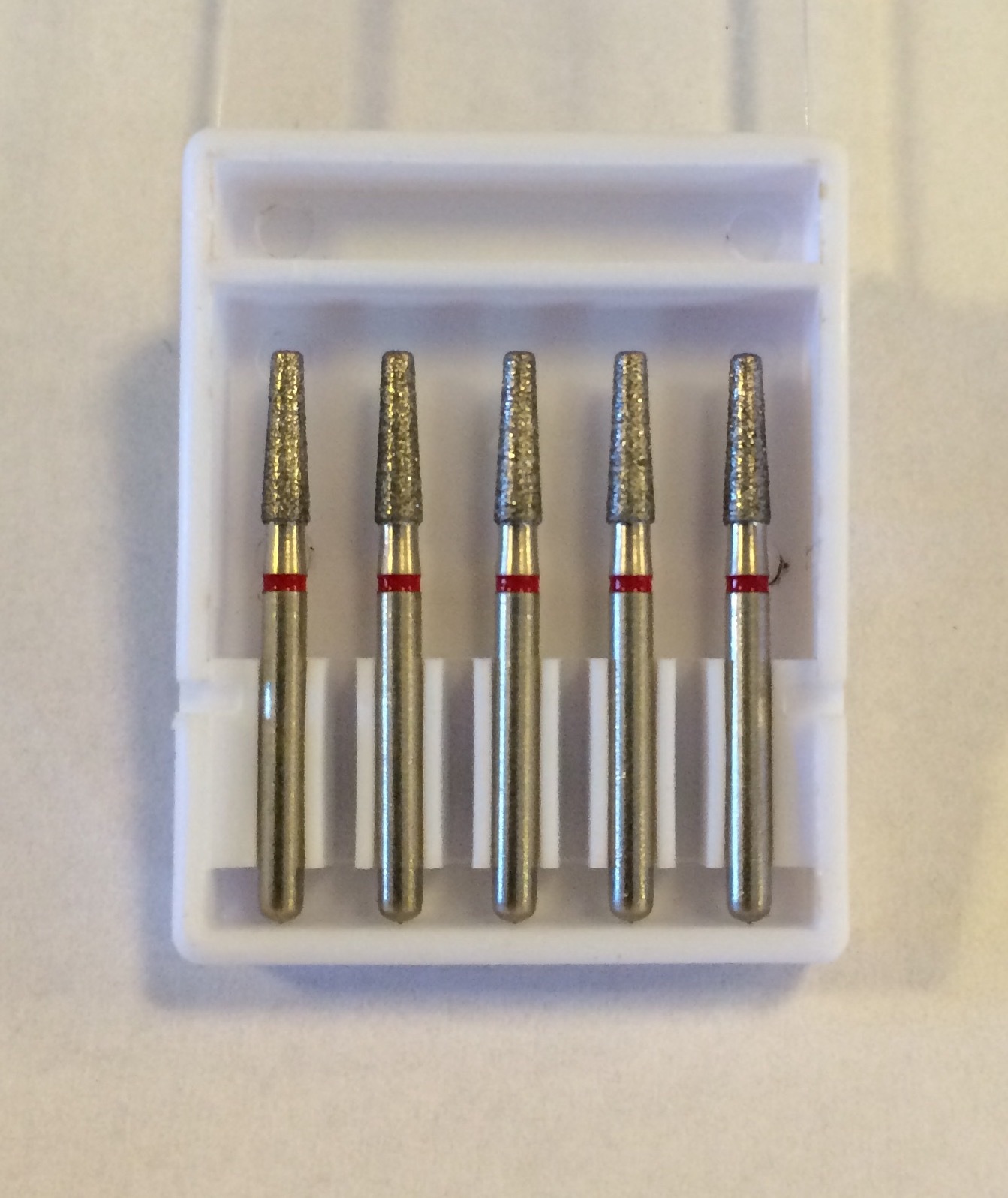 Crosstech Multi-Use High Speed Diamond Dental Bur Modified Shoulder A163F 5pk
