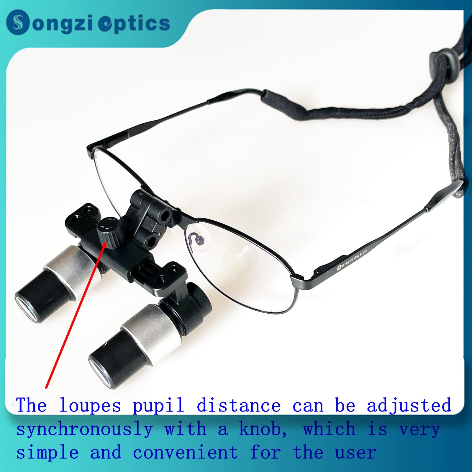4X 5X 6X Optional Titanium Frame Kepler Binocular Surgical Loupes Dental Loupes