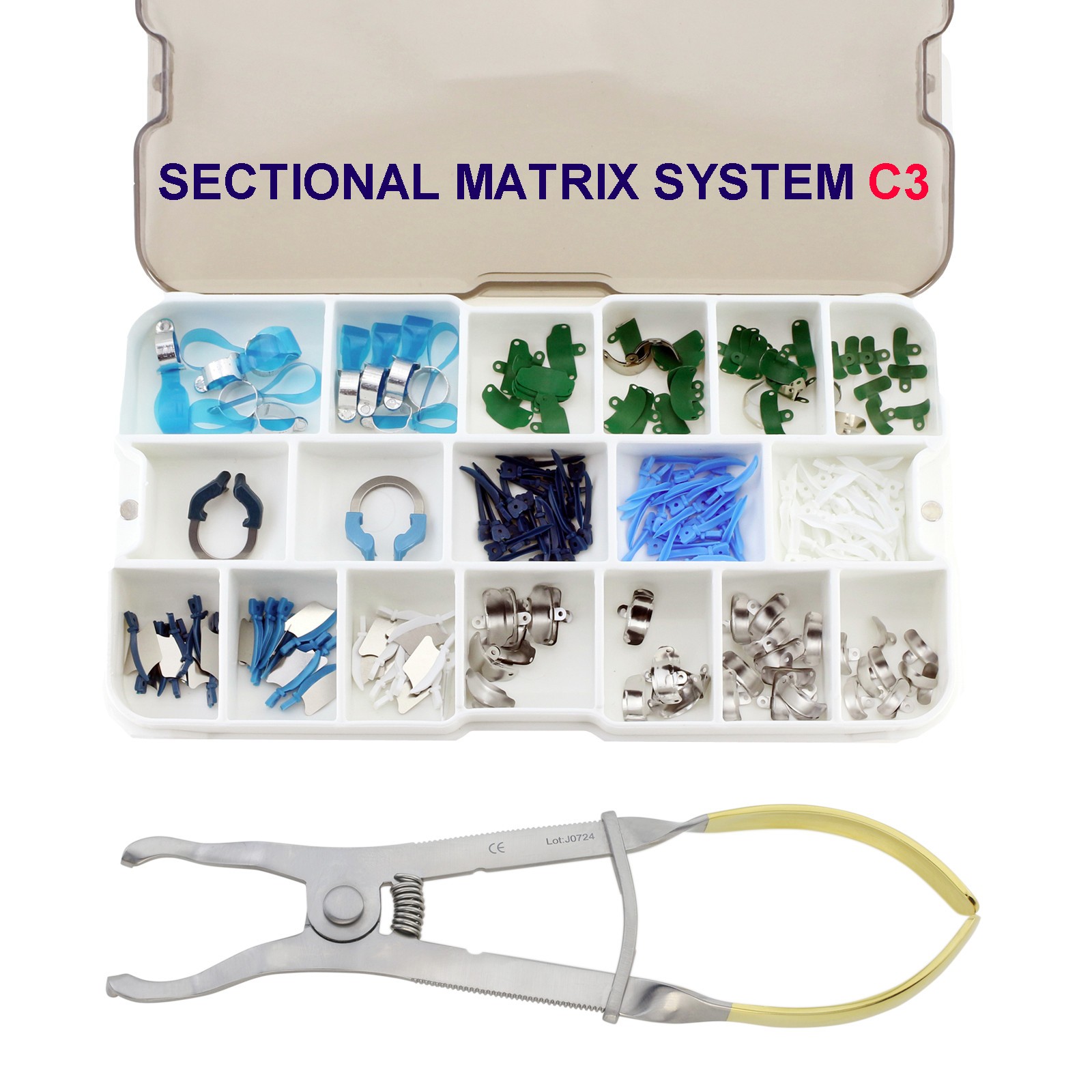 Sectional Matrix System Bands 3D Fusion Professional Kits Garrison Palodent V3