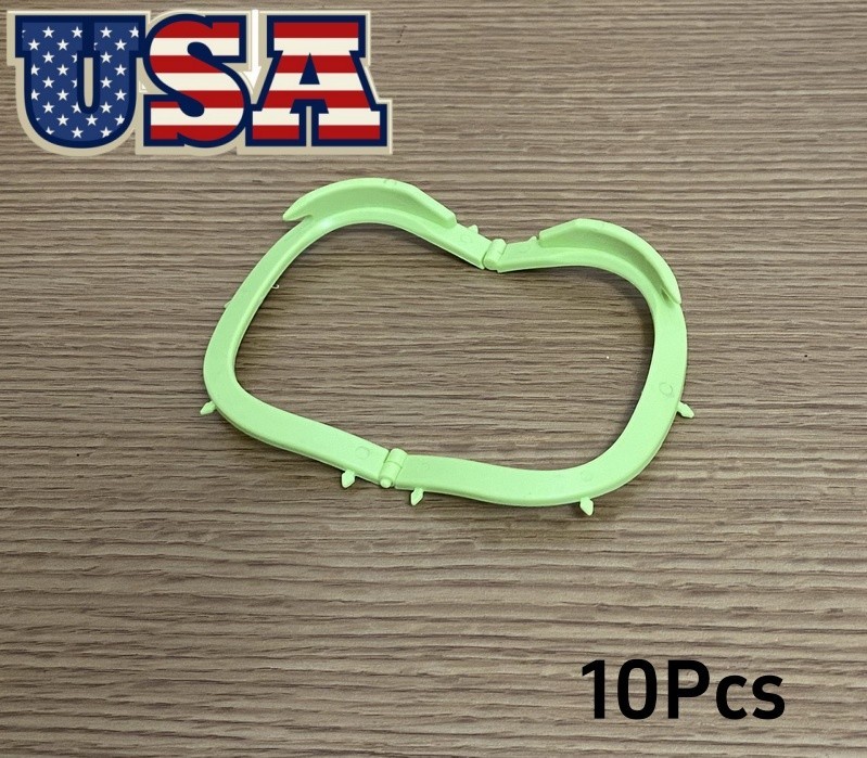 10Pcs Plastic Rubber Dam Frame Dental Foldable Hager Light X-Ray Film Bracket US