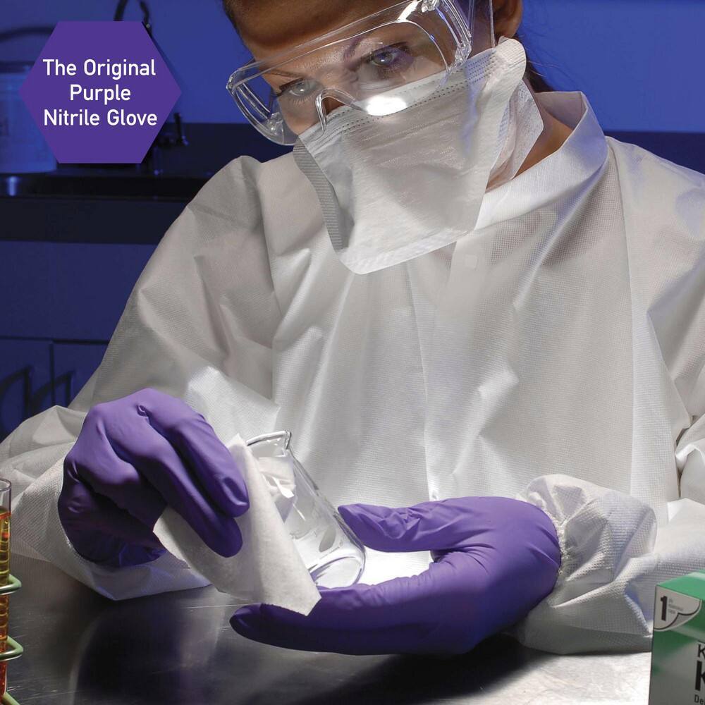 90 Pack Kimtech 55084 Disposable X-Large Nitrile Disposable Gloves