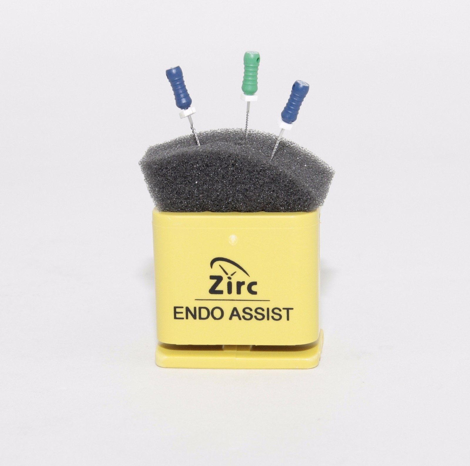 DENTAL ENDODONTIC ASSIST ORGANIZER WITH MEASURING GAUGE AUTOCLAVABLE YELLOW