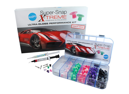 SHOFU SUPER SNAP X-TREME Standard Ultra-Gloss Performance Kit