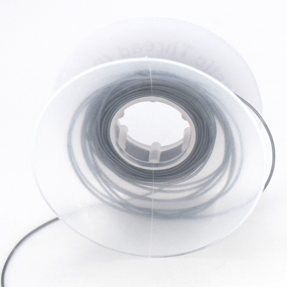 3 Pcs Dental Solid Ortho Round Powerful Solid Elastic Thread Grey 030+025+020