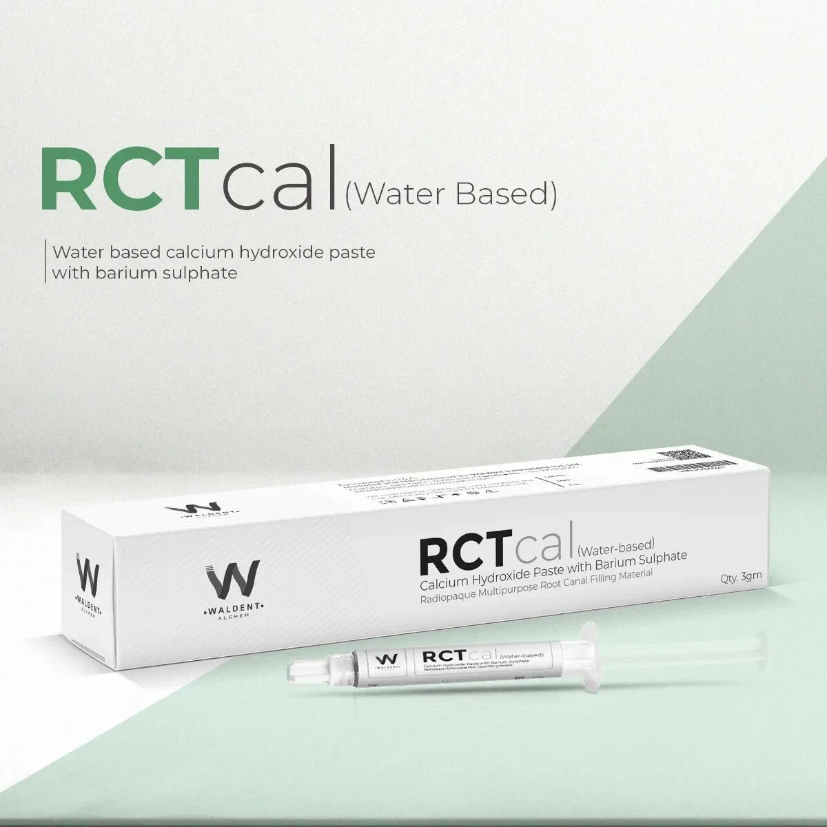 Waldent RCTcal Calcium Hydroxide Paste (Water Based) temporary filling material