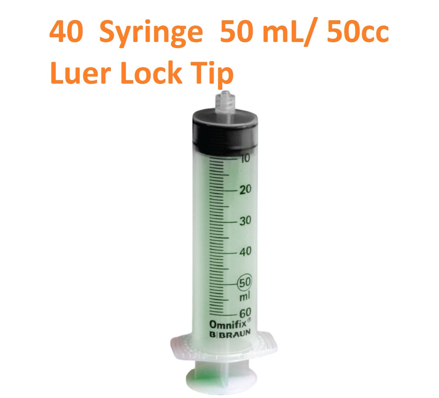 50mL Syringe Omnifix General Purpose Syringe 50 mL / 50CC Luer Lock Tip Sterile