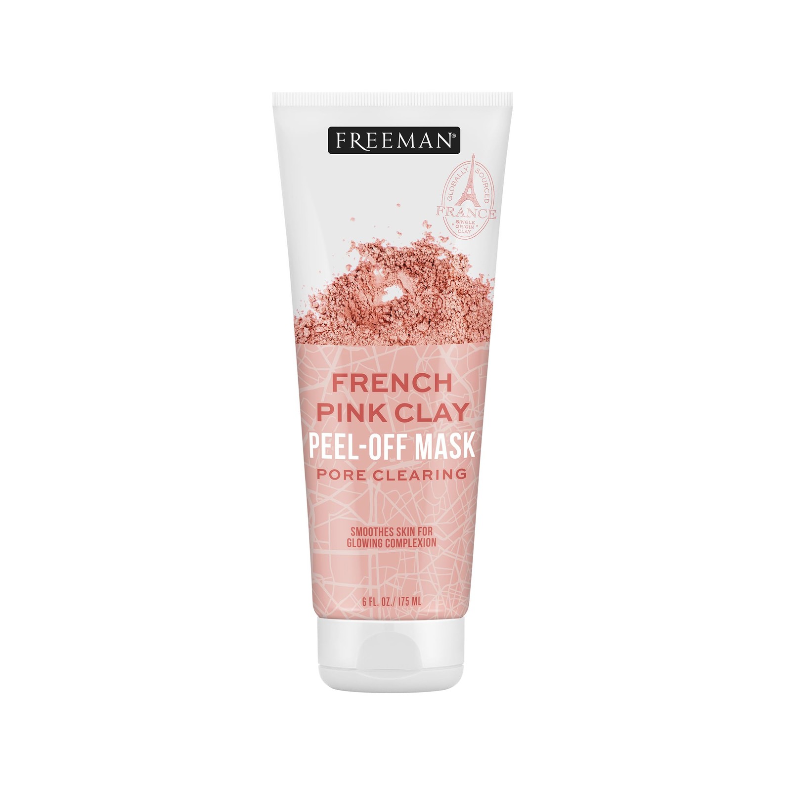 Freeman Exotic Blends French Pink Clay Peel-Off 0.66 Ounce (Pack of 30),