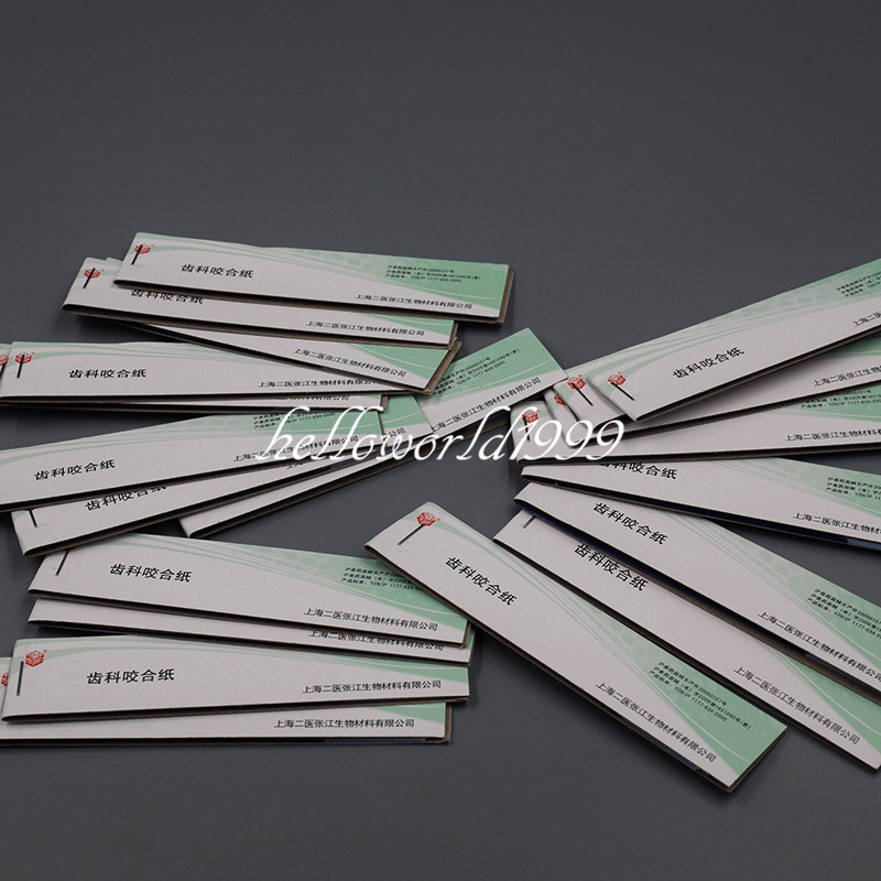 Practical Articulating Paper Thin Strips Accurate 10 Sheets*20 Book/Box Blue