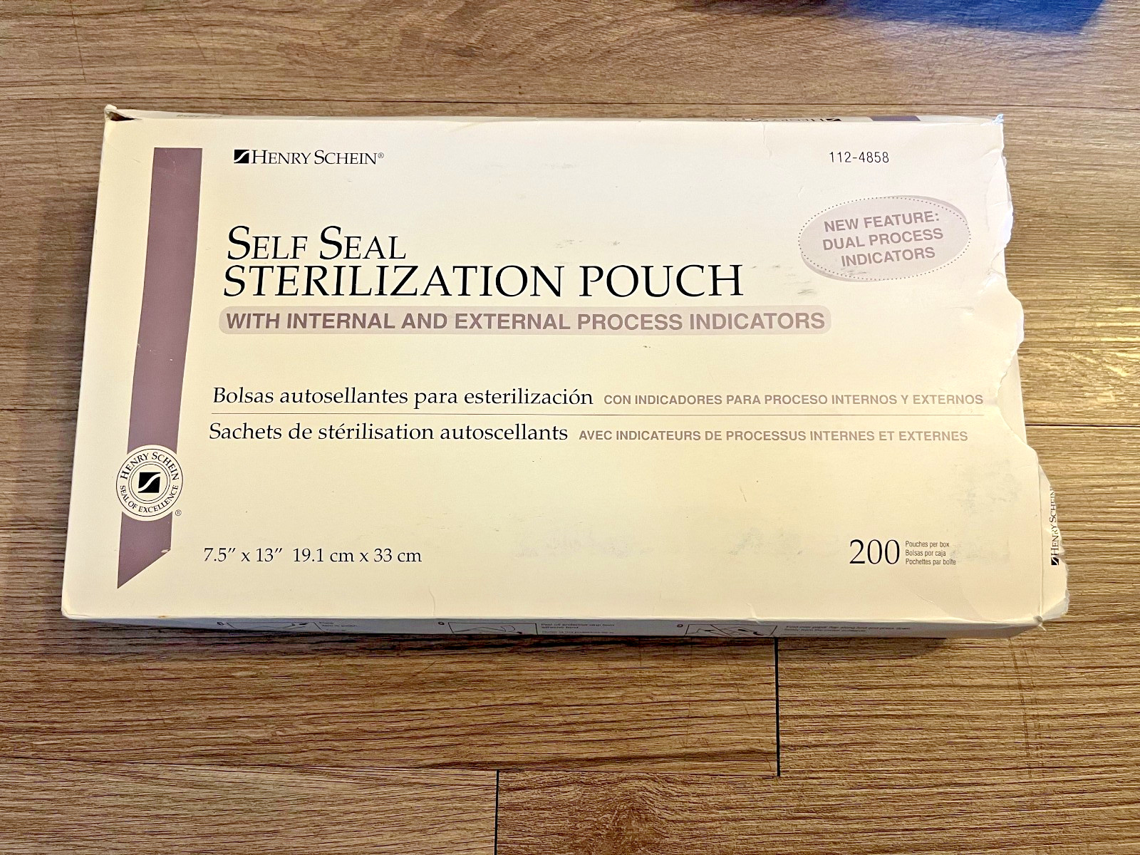 Assortment Sterilization Pouches Henry Schein Maxima Dentsply Autoclave Bags Lot