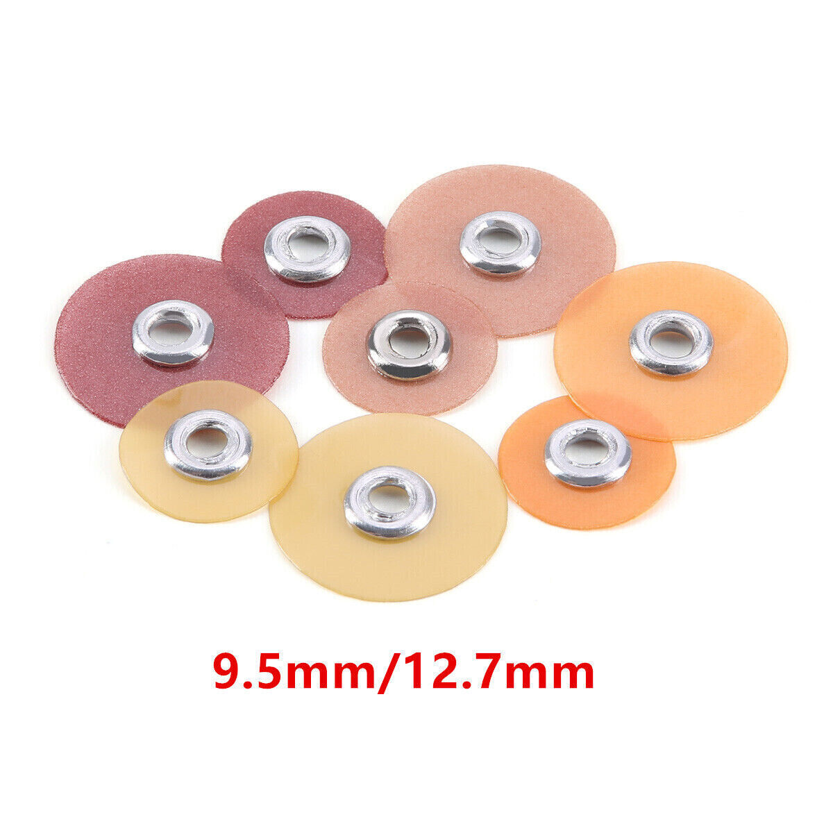 500pcs Dental Sof-Lex Finishing Polishing Discs 9.5mm Fine