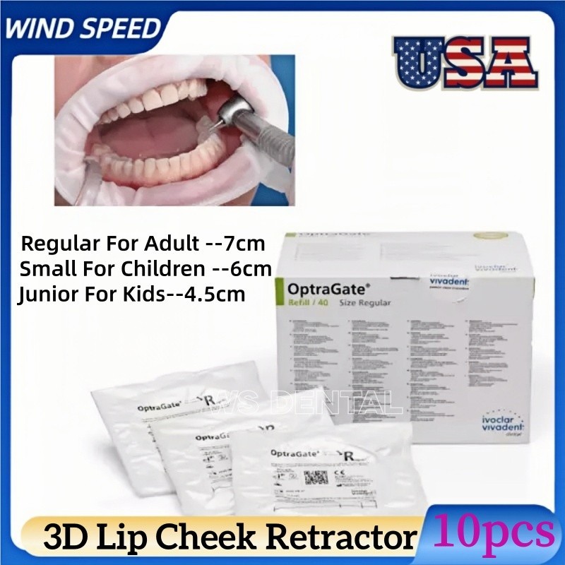 10pcs Ivoclar Vivadent Optragate 3D Lip Cheek Retractor Dental Mouth Opener