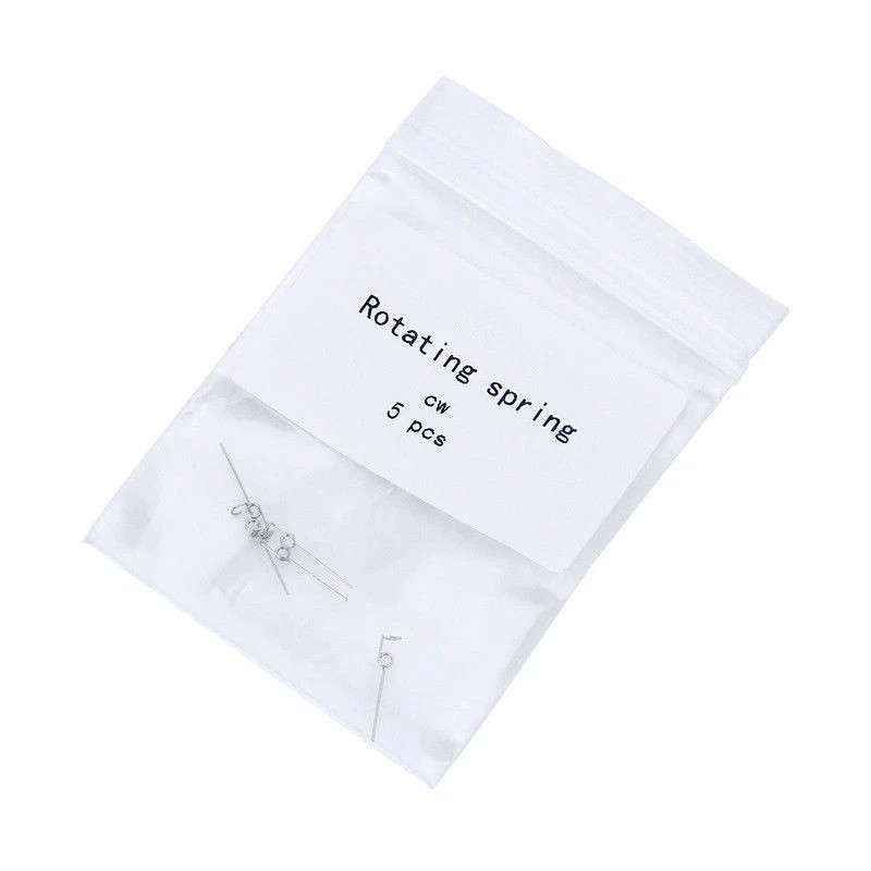 10 Pcs/Bag Dental Lab Ortho Rotating Springs Uprighting Square Wire CW/CCW Tool
