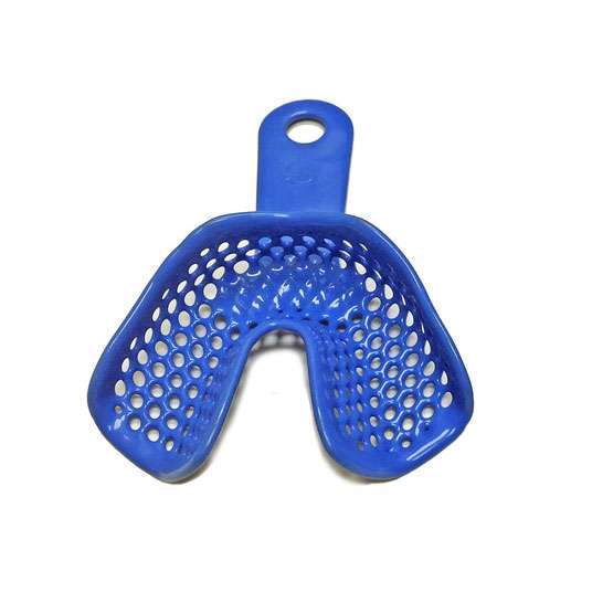 BTray Metal Perforated Impression Trays, Small Lower Arch, 12/Pk.