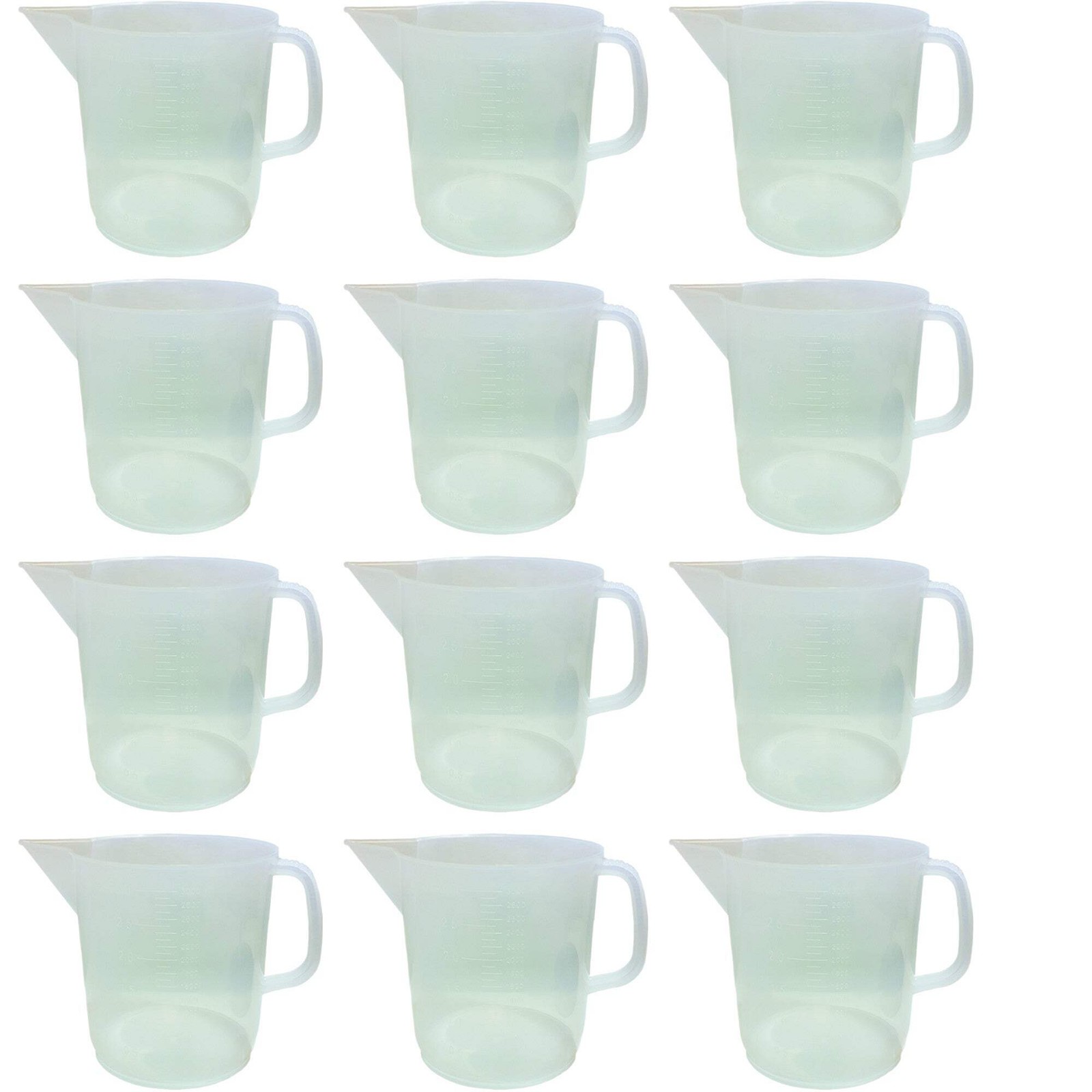 Beaker, Jug, Polypropylene, 3000ml, Case of 12